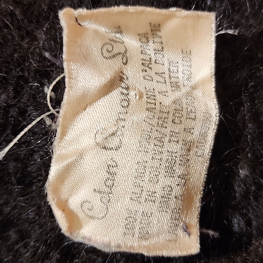 100% alpaca wool v-neck sweater - Picture 2 of 5